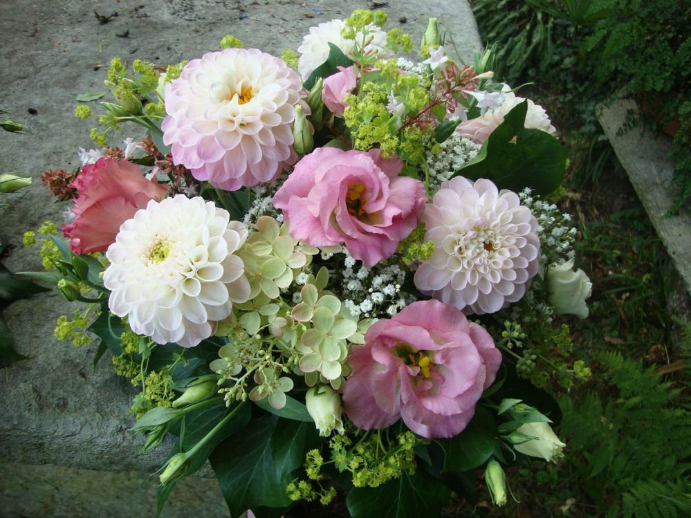Composizione floreale per matrimonio sul Lago Maggiore di Giuseppina Comoli